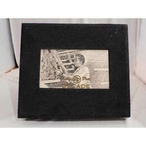 ROCKY PATEL DECADE ROBUSTO BLACK TEXTURED WOODEN EMPTY CIGAR BOX